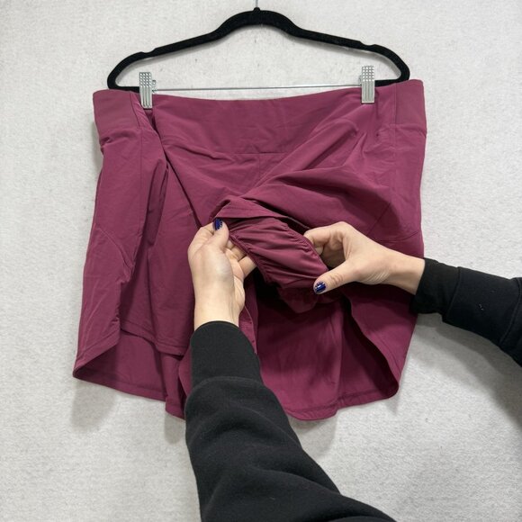 Nike Shorts Womens XL Purple Dri-FIT DX6018-653 Shorts Tennis Running Athletic - Picture 6 of 11